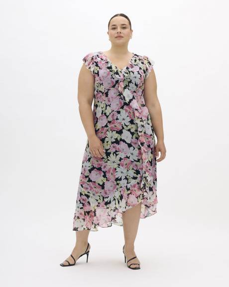 Fit and Flare Midi Dress - Addition Elle