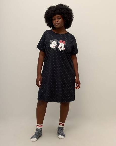 Chemise de nuit de Mickey Mouse à manches courtes - Disney