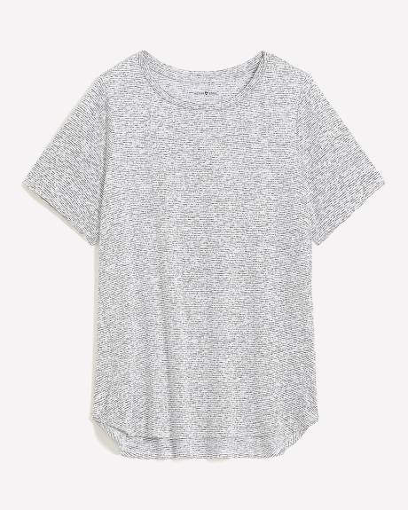 Textured Short-Sleeve Tee - Active Zone