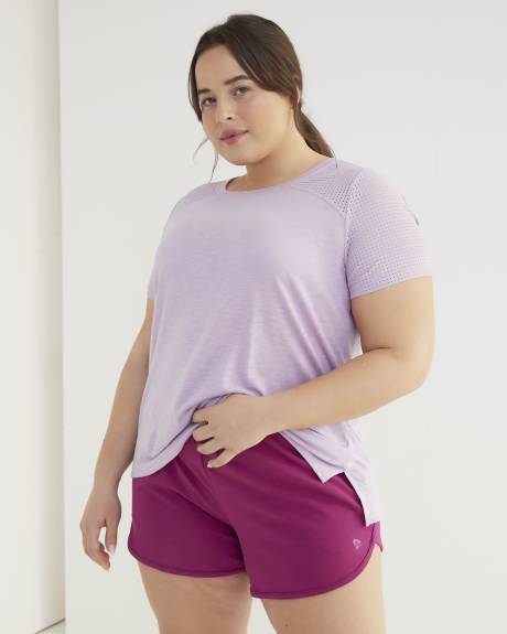 Power Mesh Crewneck T-Shirt - Active Zone