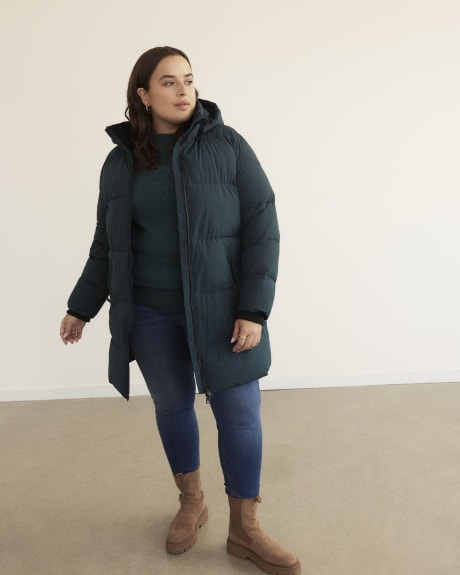 Responsible, Puffer Jacket with Removable Hood
