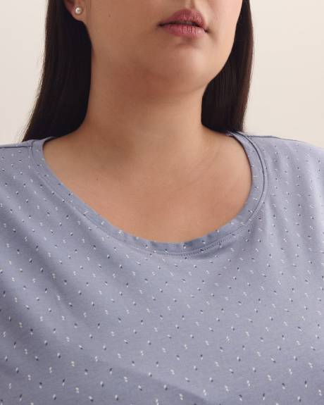 Chemise de nuit longue avec doubles pois - ti Voglio
