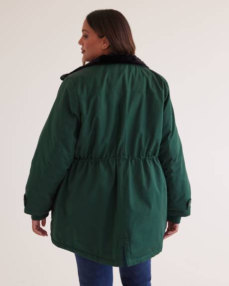 Responsible, Lined Parka Jacket with Removable Hood