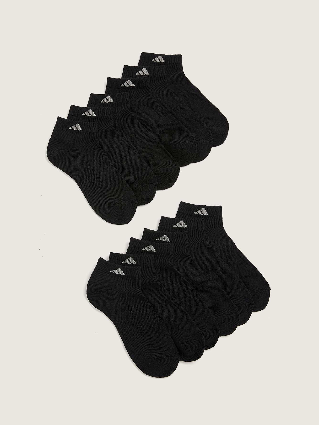 Cushioned Sports Socks, 6Pack Adidas Penningtons