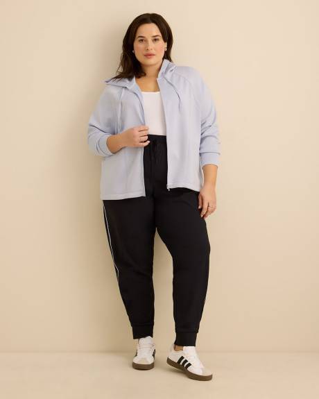 Veste l&eacute;g&egrave;re &agrave; capuche et fermeture &eacute;clair, tissu responsable - Active Zone