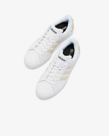 Regular Width, Grand Court 2.0 Floral Sneakers - adidas