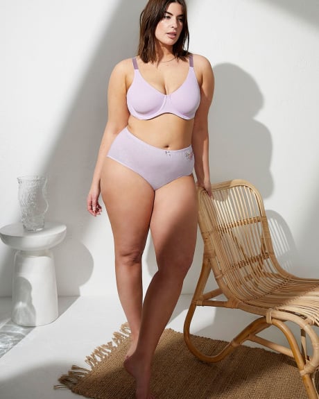 Soutien-gorge non doublé avec armatures et motif jacquard - tiVOGLIO