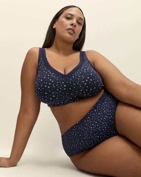 Soutien-gorge sans armatures à bonnets souples en coton - ti Voglio