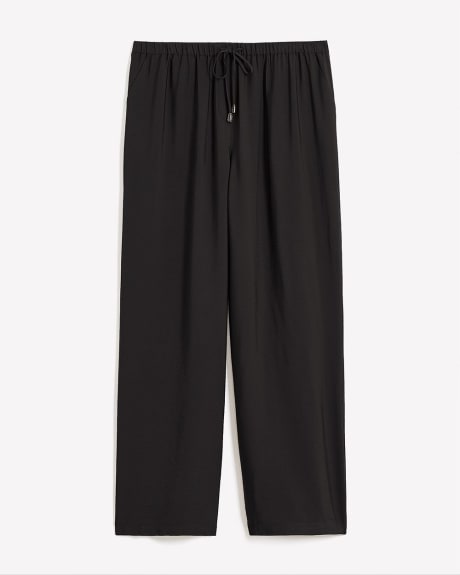 Wide-Leg Pant with Drawstring