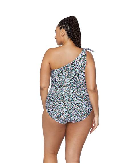 Asymmetrical Marita One-Piece Swimsuit - Raisins Curve