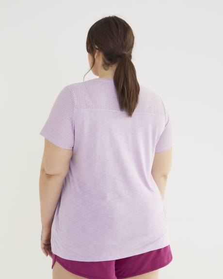 Power Mesh Crewneck T-Shirt - Active Zone