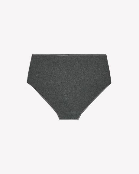 Heather Rib Knit Full Brief - ti Voglio