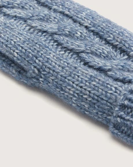 Cable Knit Wool Mittens - In Every Story