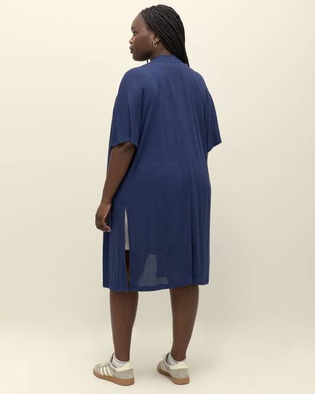 Extended-Sleeve Tunic Overpiece