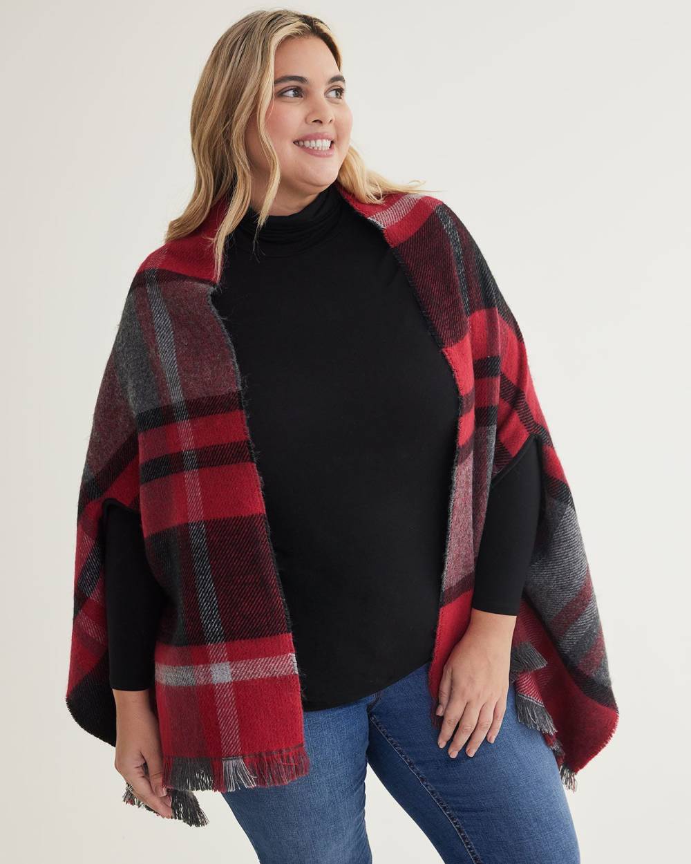 Plaid Cape