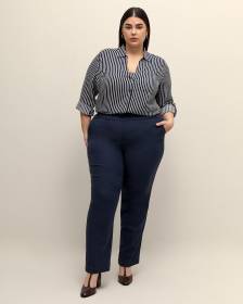 Responsible, Navy Savvy-Fit Straight-Leg Pant - PENN. Essentials