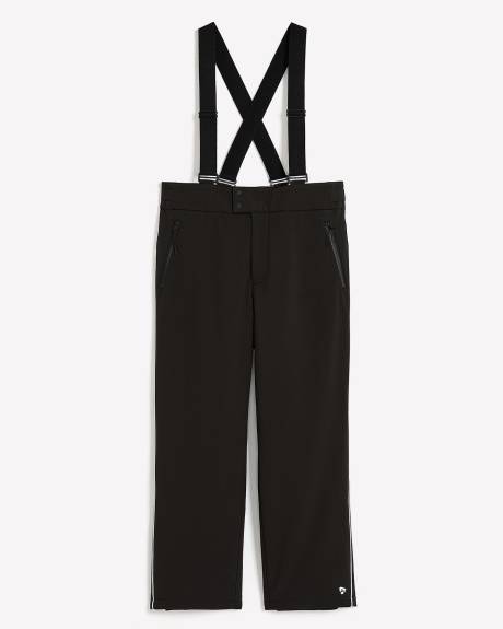Responsible, Black Snow Pants with Suspenders - Active Zone