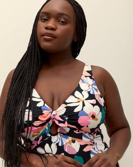 Maillot une-pièce fleuri Muna - Raisins Curve