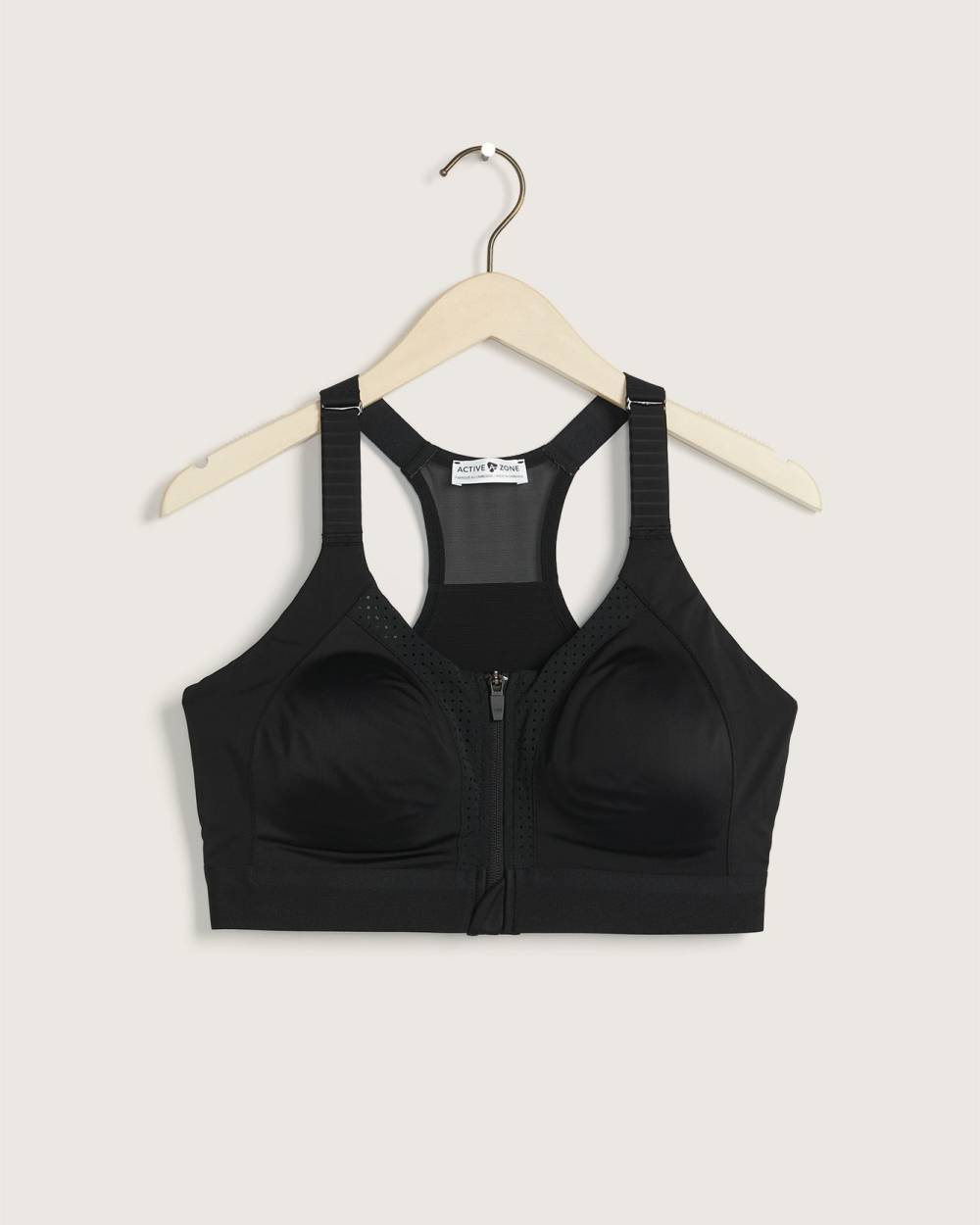 Soutien-gorge Sport Sans Armature à Maintien Moyen, Doublure En Mesh