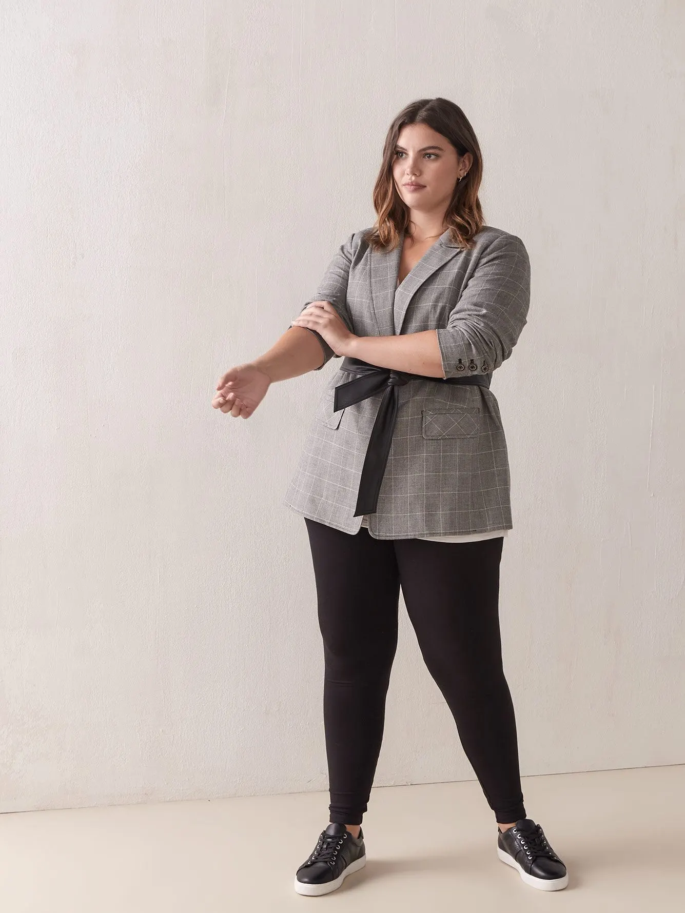 Wide Waistband Basic Legging Addition Elle Penningtons