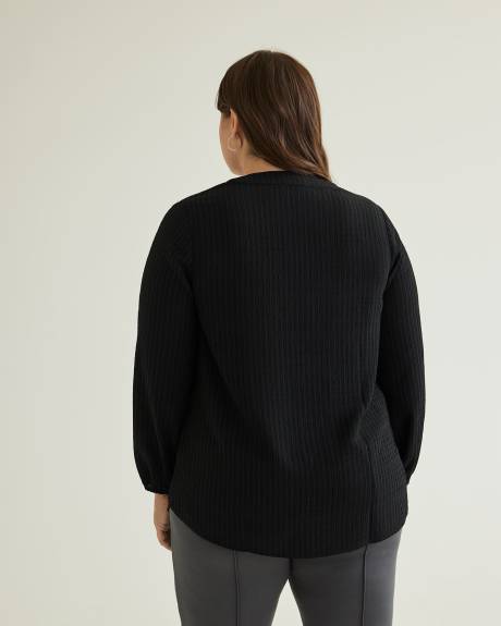Blouse tunique avec manches ballons