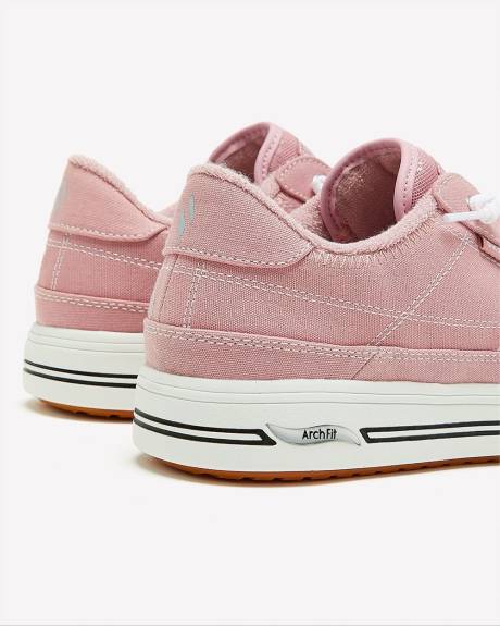 Wide Width, Arch-Fit Canvas Slip-On Sneaker - Skechers