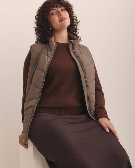 Satin Column Maxi Skirt