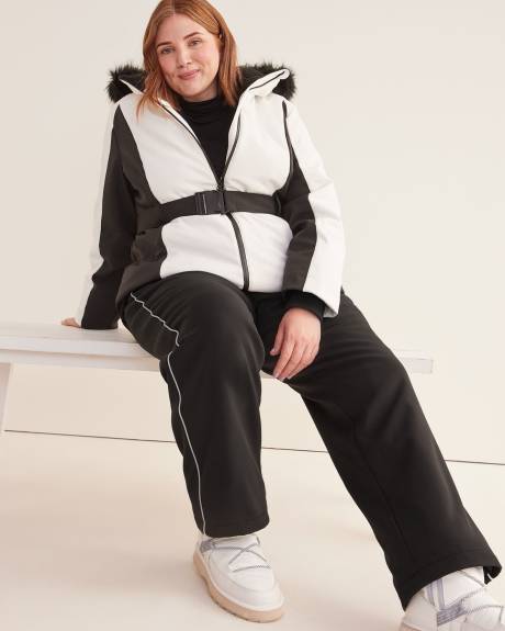 Responsible, Black Snow Pants with Suspenders - Active Zone