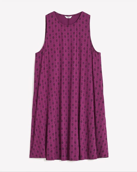 Responsible, Sleeveless Swing Dress with Pockets