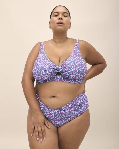 Haut de bikini noué Annie avec petite ouverture - Nana The Brand