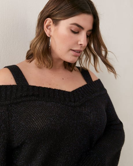 Off-Shoulder Sweater With Lurex - In Every Story