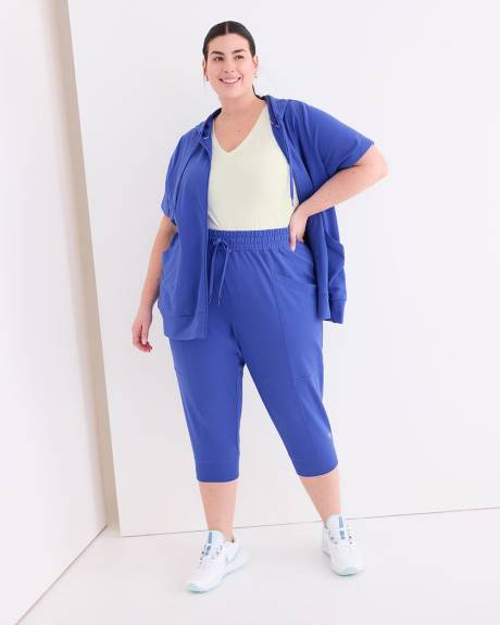 Pantalon jogger capri en tricot français - Active Zone