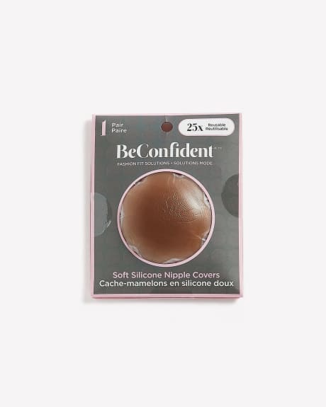 Reusable Silicone Nipple Covers, Dark Skin Tone - BeConfident