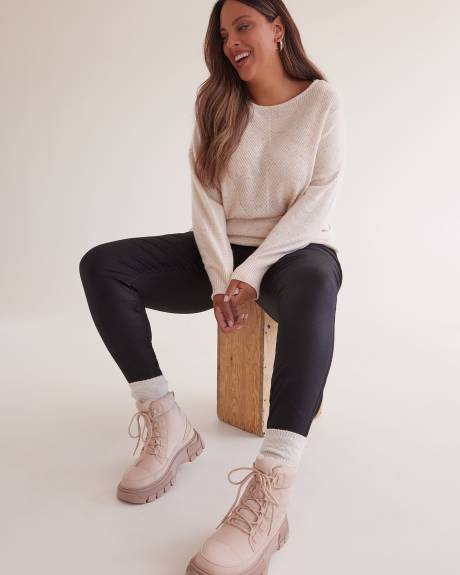 Pull décontracté en mélange de cachemire