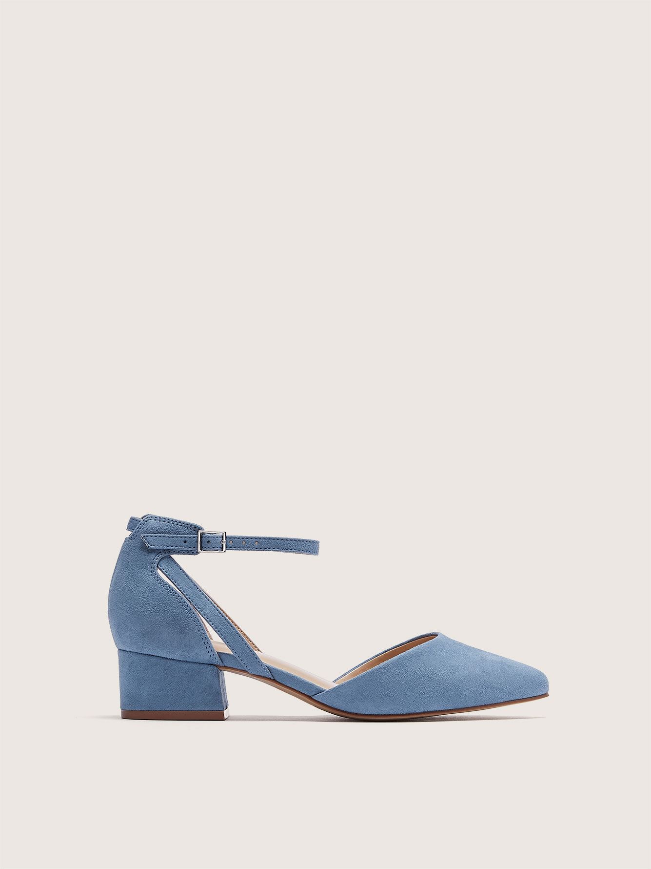 extra wide width block heels
