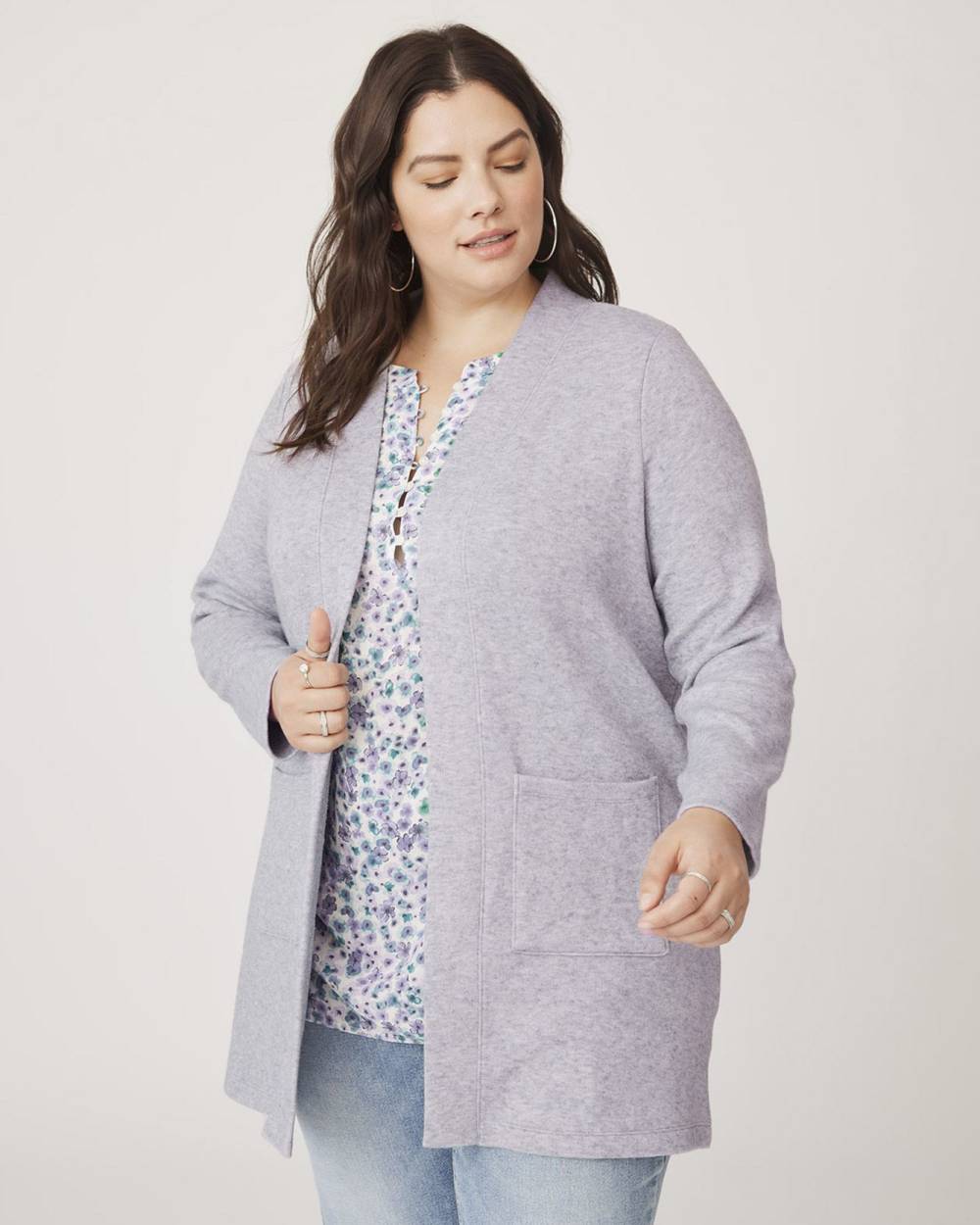 Tunic Coatigan with Pockets
