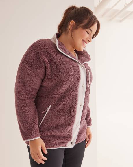 Manteau en sherpa brossé - Active Zone