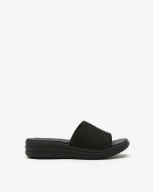 Sandale texturée à enfiler Drift Twist, pied large - Clarks