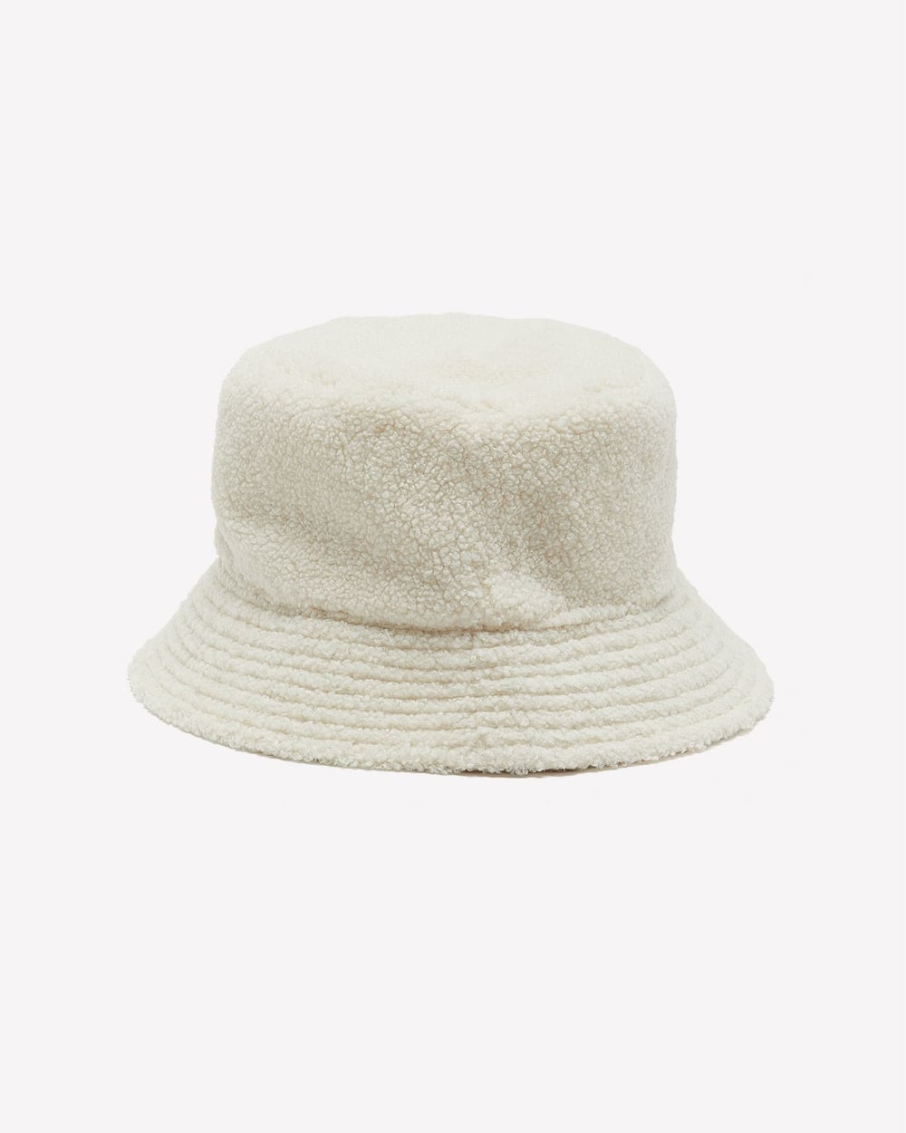White Sherpa Reversible Bucket Hat | Penningtons