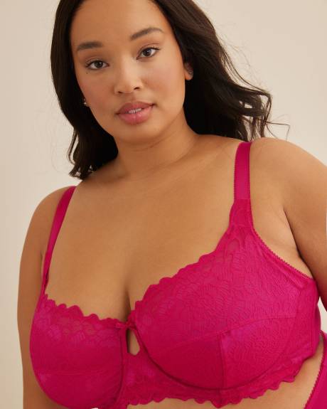 Cut & Sew Unlined Underwire Lace Bra - D&eacute;esse Collection