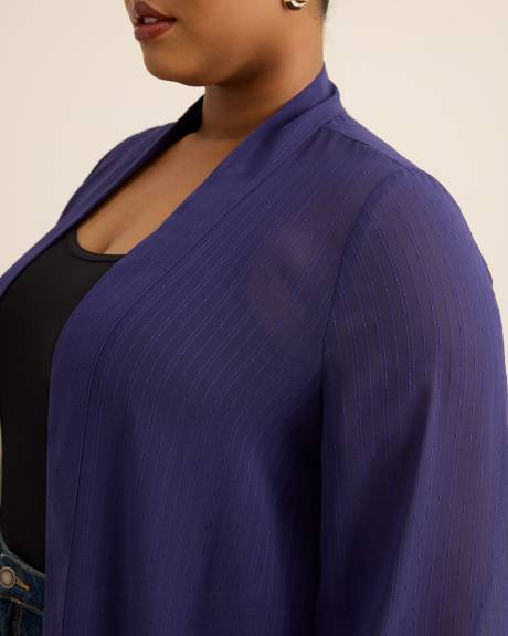 Kimono ouvert avec manches 3/4