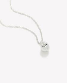 Short Necklace with Tiny Teardrop Pendant