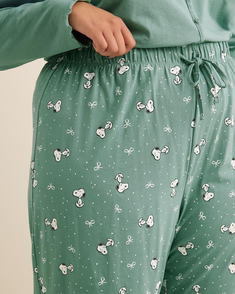 Pantalon de pyjama de Snoopy à jambe évasée - ti Voglio Pantalon de pyjama de Snoopy à jambe évasée - ti Voglio