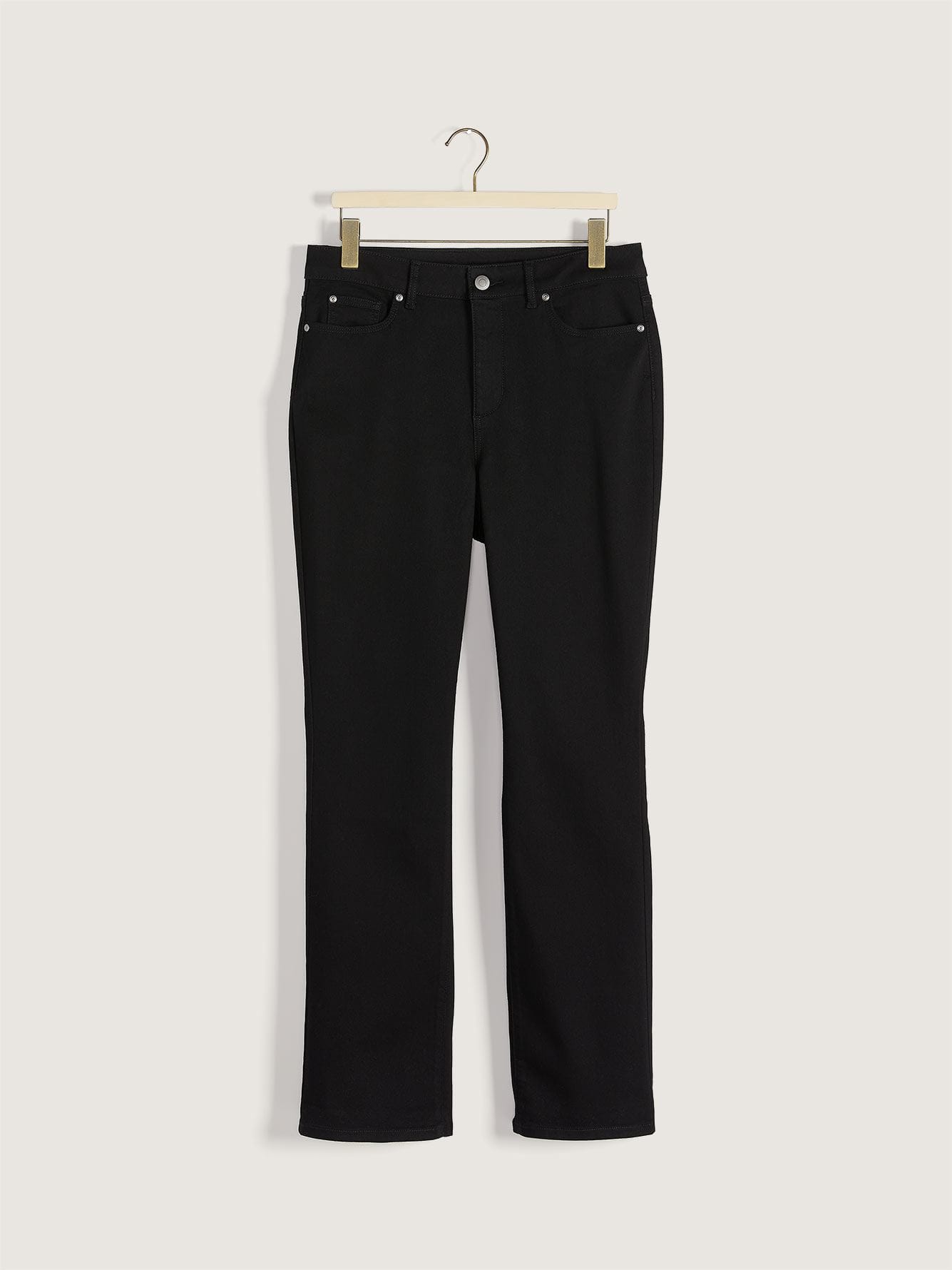 Black Petite Size Bootcut Pants