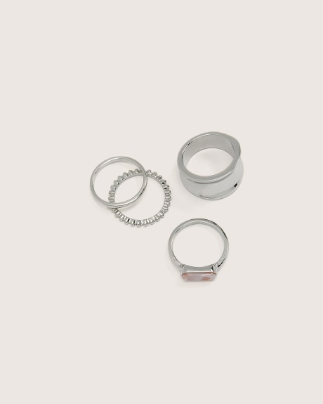 Assorted Rings, Set of 4