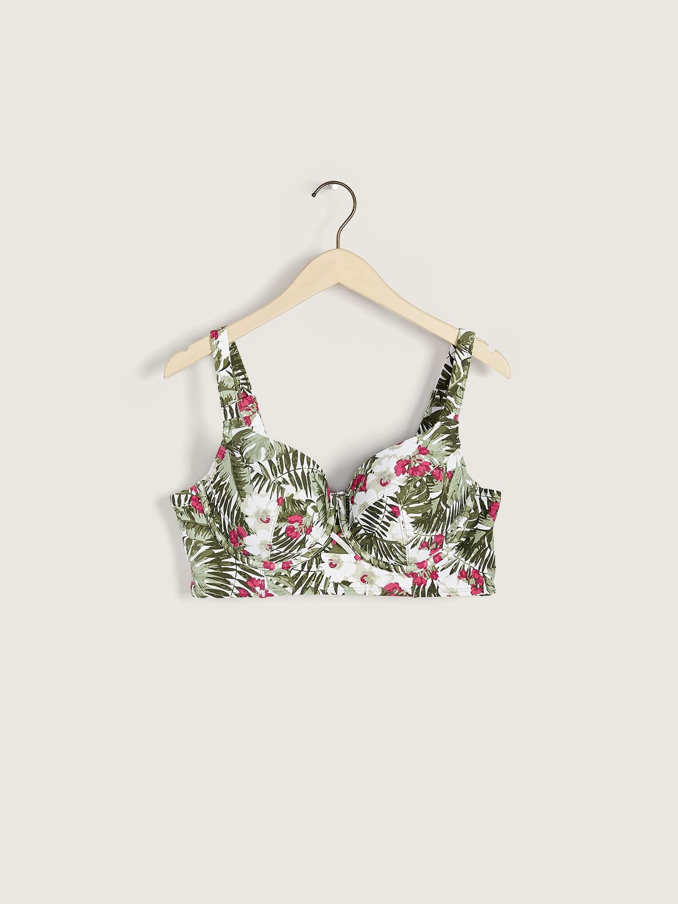 Printed Crop Tankini Top Penningtons