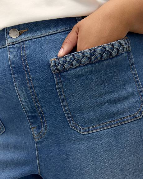 Responsible, Curvy-Fit High-Waisted Ultra Wide-Leg Denim Pant - d/C JEANS