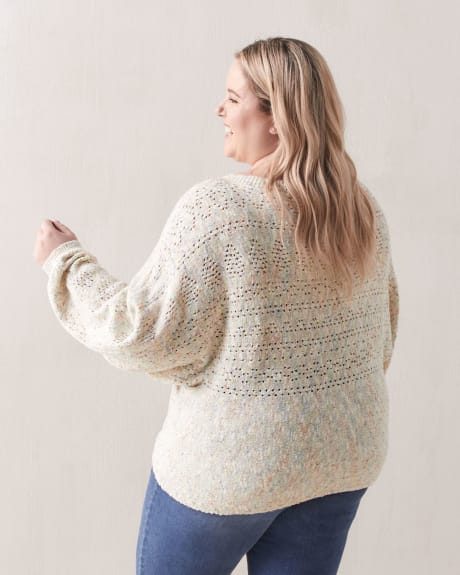 Pointelle Dolman Sleeve Sweater - In Every Story