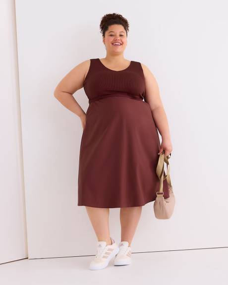 Responsible, Sleeveless V-Neck Dress - Active Zone