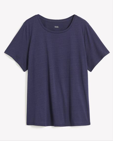 Responsible, Curvy-Fit Crewneck Tee - PENN. Essentials
